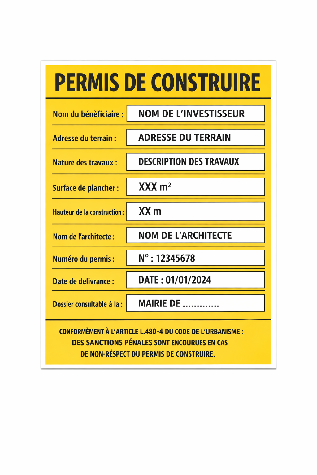 Permis de construir dom3e.fr